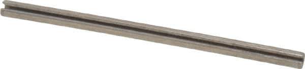 Value Collection - 3/32" Diam x 1-3/4" Long Slotted Spring Pin - Grade 18-8 Stainless Steel - USA Tool & Supply