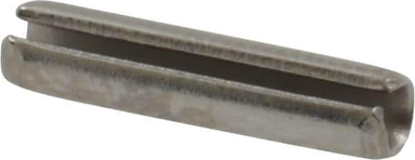 Value Collection - 1/8" Diam x 9/16" Long Slotted Spring Pin - Grade 18-8 Stainless Steel - USA Tool & Supply
