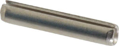 Value Collection - 1/8" Diam x 11/16" Long Slotted Spring Pin - Grade 18-8 Stainless Steel - USA Tool & Supply