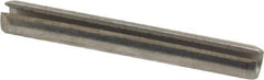 Value Collection - 1/8" Diam x 1" Long Slotted Spring Pin - Grade 18-8 Stainless Steel - USA Tool & Supply