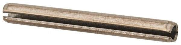 Value Collection - 1/8" Diam x 1-1/8" Long Slotted Spring Pin - Grade 18-8 Stainless Steel - USA Tool & Supply