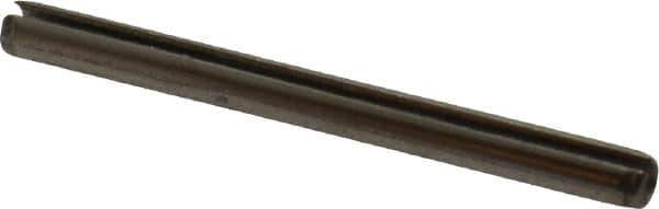 Value Collection - 1/8" Diam x 1-1/2" Long Slotted Spring Pin - Grade 18-8 Stainless Steel - USA Tool & Supply