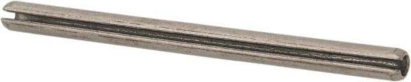 Value Collection - 1/8" Diam x 1-7/8" Long Slotted Spring Pin - Grade 18-8 Stainless Steel - USA Tool & Supply