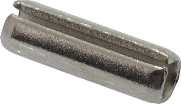 Value Collection - 5/32" Diam x 1/2" Long Slotted Spring Pin - Grade 18-8 Stainless Steel - USA Tool & Supply