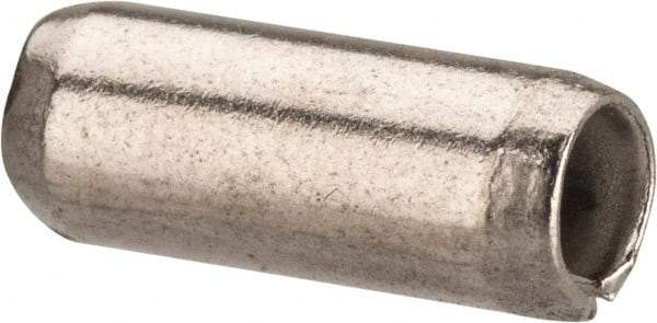 Value Collection - 3/16" Diam x 1/2" Long Slotted Spring Pin - Grade 18-8 Stainless Steel - USA Tool & Supply