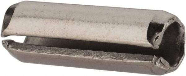 Value Collection - 3/16" Diam x 9/16" Long Slotted Spring Pin - Grade 18-8 Stainless Steel - USA Tool & Supply