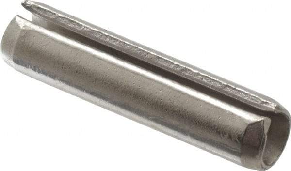 Value Collection - 3/16" Diam x 13/16" Long Slotted Spring Pin - Grade 18-8 Stainless Steel - USA Tool & Supply