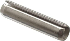 Value Collection - 3/16" Diam x 13/16" Long Slotted Spring Pin - Grade 18-8 Stainless Steel - USA Tool & Supply