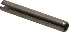 Value Collection - 3/16" Diam x 1-1/4" Long Slotted Spring Pin - Grade 18-8 Stainless Steel - USA Tool & Supply