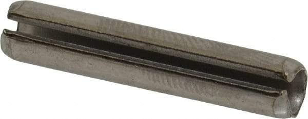 Value Collection - 7/32" Diam x 1-1/8" Long Slotted Spring Pin - Grade 18-8 Stainless Steel - USA Tool & Supply