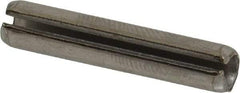 Value Collection - 7/32" Diam x 1-1/8" Long Slotted Spring Pin - Grade 18-8 Stainless Steel - USA Tool & Supply