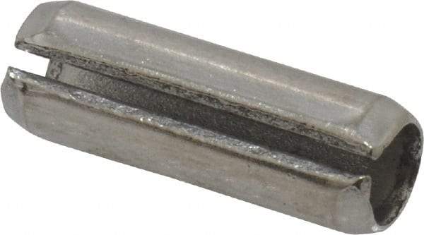 Value Collection - 1/4" Diam x 3/4" Long Slotted Spring Pin - Grade 18-8 Stainless Steel - USA Tool & Supply