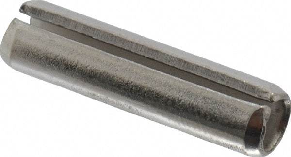 Value Collection - 1/4" Diam x 1" Long Slotted Spring Pin - Grade 18-8 Stainless Steel - USA Tool & Supply