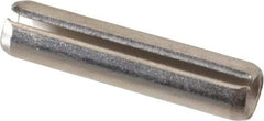 Value Collection - 1/4" Diam x 1-1/8" Long Slotted Spring Pin - Grade 18-8 Stainless Steel - USA Tool & Supply
