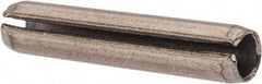 Value Collection - 1/4" Diam x 1-1/4" Long Slotted Spring Pin - Grade 18-8 Stainless Steel - USA Tool & Supply
