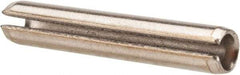 Value Collection - 1/4" Diam x 1-1/2" Long Slotted Spring Pin - Grade 18-8 Stainless Steel - USA Tool & Supply