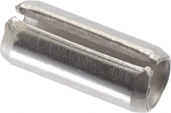 Value Collection - 5/16" Diam x 3/4" Long Slotted Spring Pin - Grade 18-8 Stainless Steel - USA Tool & Supply