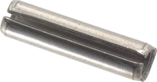 Value Collection - 5/16" Diam x 1-1/4" Long Slotted Spring Pin - Grade 18-8 Stainless Steel - USA Tool & Supply
