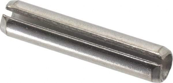 Value Collection - 5/16" Diam x 1-1/2" Long Slotted Spring Pin - Grade 18-8 Stainless Steel - USA Tool & Supply