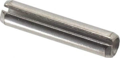 Value Collection - 5/16" Diam x 1-1/2" Long Slotted Spring Pin - Grade 18-8 Stainless Steel - USA Tool & Supply