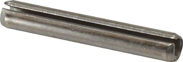 Value Collection - 3/8" Diam x 2-1/2" Long Slotted Spring Pin - Grade 18-8 Stainless Steel - USA Tool & Supply