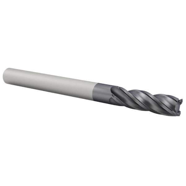 OSG - 1/4", 3/4" LOC, 1/4" Shank Diam, 2-1/2" OAL, 4 Flute, Solid Carbide Square End Mill - Single End, Diamond Finish, Spiral Flute, 30° Helix, Centercutting, Right Hand Cut, Right Hand Flute, Series 7040 - USA Tool & Supply