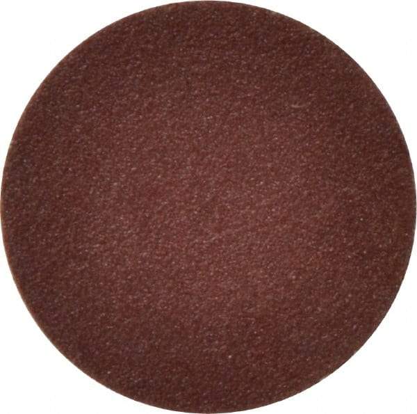 Merit Abrasives - 1-1/2" Disc Diam, 100 Grit, Aluminum Oxide Quick Change Disc - Type S Attaching System, Coated, Maroon, Fine Grade, 30,000 RPM - USA Tool & Supply