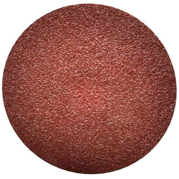 Merit Abrasives - 3" Disc Diam, 60 Grit, Aluminum Oxide Quick Change Disc - Type S Attaching System, Coated, Maroon, Medium Grade, 20,000 RPM - USA Tool & Supply