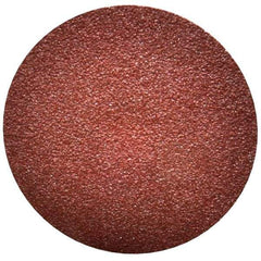 Merit Abrasives - 3" Disc Diam, 60 Grit, Aluminum Oxide Quick Change Disc - Type S Attaching System, Coated, Maroon, Medium Grade, 20,000 RPM - USA Tool & Supply