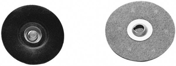 Merit Abrasives - 3" Disc Diam, 40 Grit, Ceramic Quick Change Disc - Type S Attaching System, Coated, Coarse Grade, 20,000 RPM - USA Tool & Supply