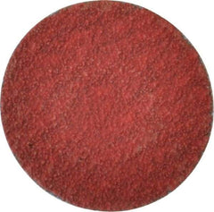 Merit Abrasives - 1-1/2" Disc Diam, 80 Grit, Ceramic Quick Change Disc - Type S Attaching System, Coated, Medium Grade, 30,000 RPM - USA Tool & Supply