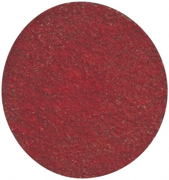 Merit Abrasives - 1-1/2" Disc Diam, 60 Grit, Ceramic Quick Change Disc - Type R Attaching System, Coated, Medium Grade, 30,000 RPM - USA Tool & Supply