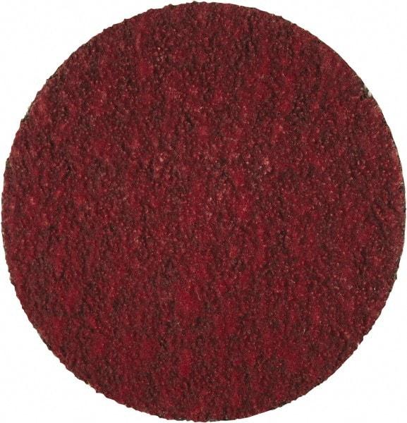 Merit Abrasives - 1-1/2" Disc Diam, 80 Grit, Ceramic Quick Change Disc - Type R Attaching System, Coated, Medium Grade, 30,000 RPM - USA Tool & Supply