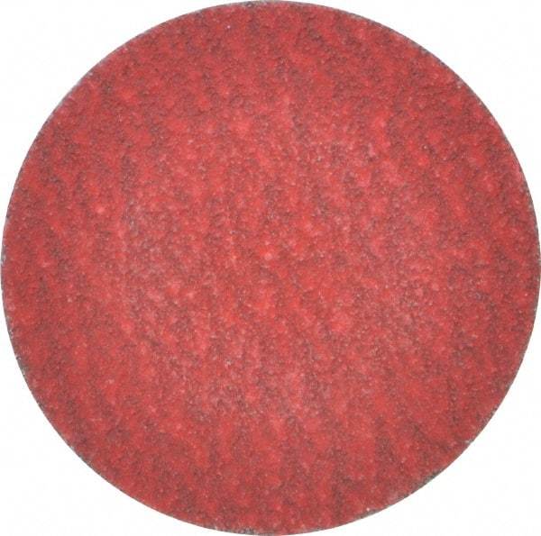 Merit Abrasives - 2" Disc Diam, 80 Grit, Ceramic Quick Change Disc - Type R Attaching System, Coated, Medium Grade, 30,000 RPM - USA Tool & Supply