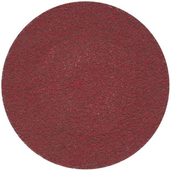 Merit Abrasives - 2" Disc Diam, 100 Grit, Ceramic Quick Change Disc - Type R Attaching System, Coated, Fine Grade, 30,000 RPM - USA Tool & Supply
