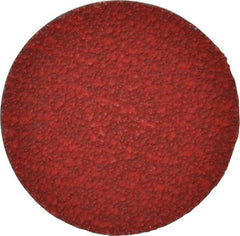 Merit Abrasives - 3" Disc Diam, 40 Grit, Ceramic Quick Change Disc - Type R Attaching System, Coated, Coarse Grade, 20,000 RPM - USA Tool & Supply