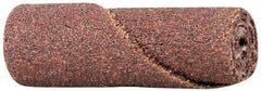 Merit Abrasives - 1/2" Max Roll Diam x 1-1/2" OAL, 60 Grit Aluminum Oxide Straight Cartridge Roll - 1/8" Pilot Hole Diam, Medium Grade, 23,000 Max RPM - USA Tool & Supply