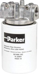 Parker - 3/4 NPTF, 10 Micron, Filter Assembly - Cellulose - USA Tool & Supply