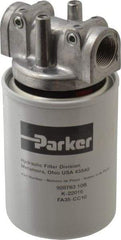 Parker - 3/4 NPTF, 10 Micron, Filter Assembly - Microglass - USA Tool & Supply