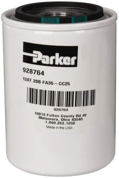 Parker - 3/4 NPTF, Filter Element - Microglass - USA Tool & Supply