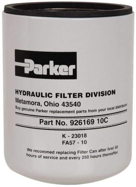 Parker - 1-1/4 Thread, Filter Element - Cellulose - USA Tool & Supply