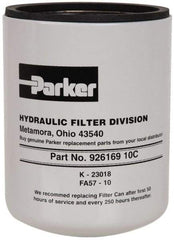 Parker - 1-1/4 Thread, Filter Element - Cellulose - USA Tool & Supply