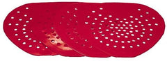 NuTrend Disposables - Vinyl Urinal Screen - Red, Cherry Scented - USA Tool & Supply