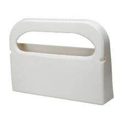 NuTrend Disposables - 500 Capacity White Plastic Toilet Seat Cover Dispenser - 11-1/2" High x 3-1/2" Deep, Holds 2 Half Fold Sleeves - USA Tool & Supply