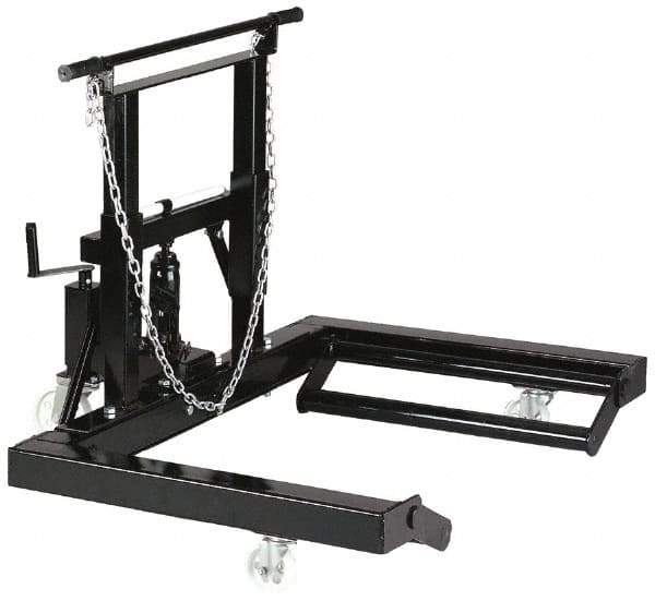 Omega Lift Equipment - 3 Wheel, 1,500 Lb Capacity, Easy Roller - 33-1/4" High - USA Tool & Supply