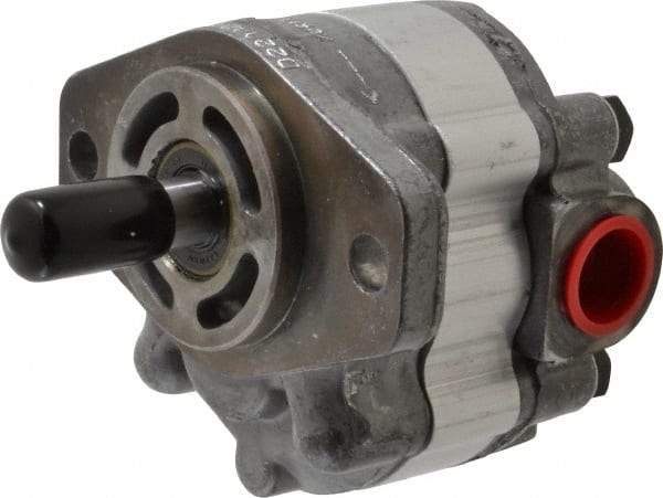 Parker - 4.1 GPM, 7/8-14 UNF-2B SAE Inlet Size, 2,500 RPM, 1/2" Shaft Diam, SAE AA Mount, Hydraulic Gear Pump - 4.07 GPM at 1,800 RPM, 8.14 GPM at 3,600 RPM, 2,500 psi Max Working Pressure, 7/8-14 SAE Port Size - USA Tool & Supply