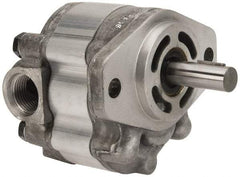 Parker - 5 GPM, 7/8-14 UNF-2B SAE Inlet Size, 2,000 RPM, 1/2" Shaft Diam, SAE AA Mount, Hydraulic Gear Pump - 4.99 GPM at 1,800 RPM, 9.99 GPM at 3,600 RPM, 2,000 psi Max Working Pressure, 7/8-14 SAE Port Size - USA Tool & Supply
