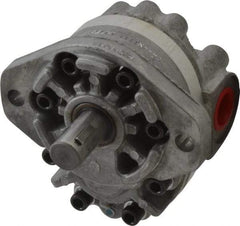 Parker - 4.7 GPM, 1-1/6-12 UNF-2B SAE Inlet Size, 2,500 RPM, 3/4" Shaft Diam, SAE A Mount, Hydraulic Gear Pump - 4.7 GPM at 1,800 RPM, 9.4 GPM at 3,600 RPM, 2,500 psi Max Working Pressure, 1-1/16-12 SAE Port Size - USA Tool & Supply