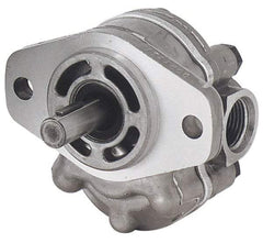 Parker - 26.1 GPM, 1-5/8-12 UNF-2B SAE Inlet Size, 2,000 RPM, 7/8" Shaft Diam, SAE B Mount, Hydraulic Gear Pump - 22.86 GPM at 1,800 RPM, 45.72 GPM at 3,600 RPM, 2,000 psi Max Working Pressure, 1-5/8-12 SAE Port Size - USA Tool & Supply