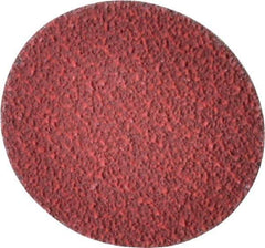 Norton - 2" Disc Diam, 60 Grit, Ceramic Alumina Quick Change Disc - Type R Attaching System, Coated, Red, Medium Grade, 25,000 RPM, R981 Series - USA Tool & Supply